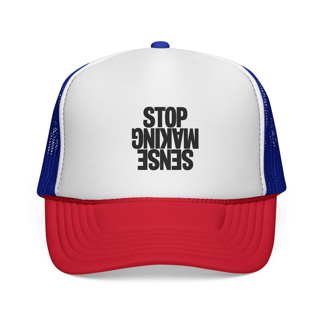 Gorra de camionero "Sense Making Stop" — Gorra de malla