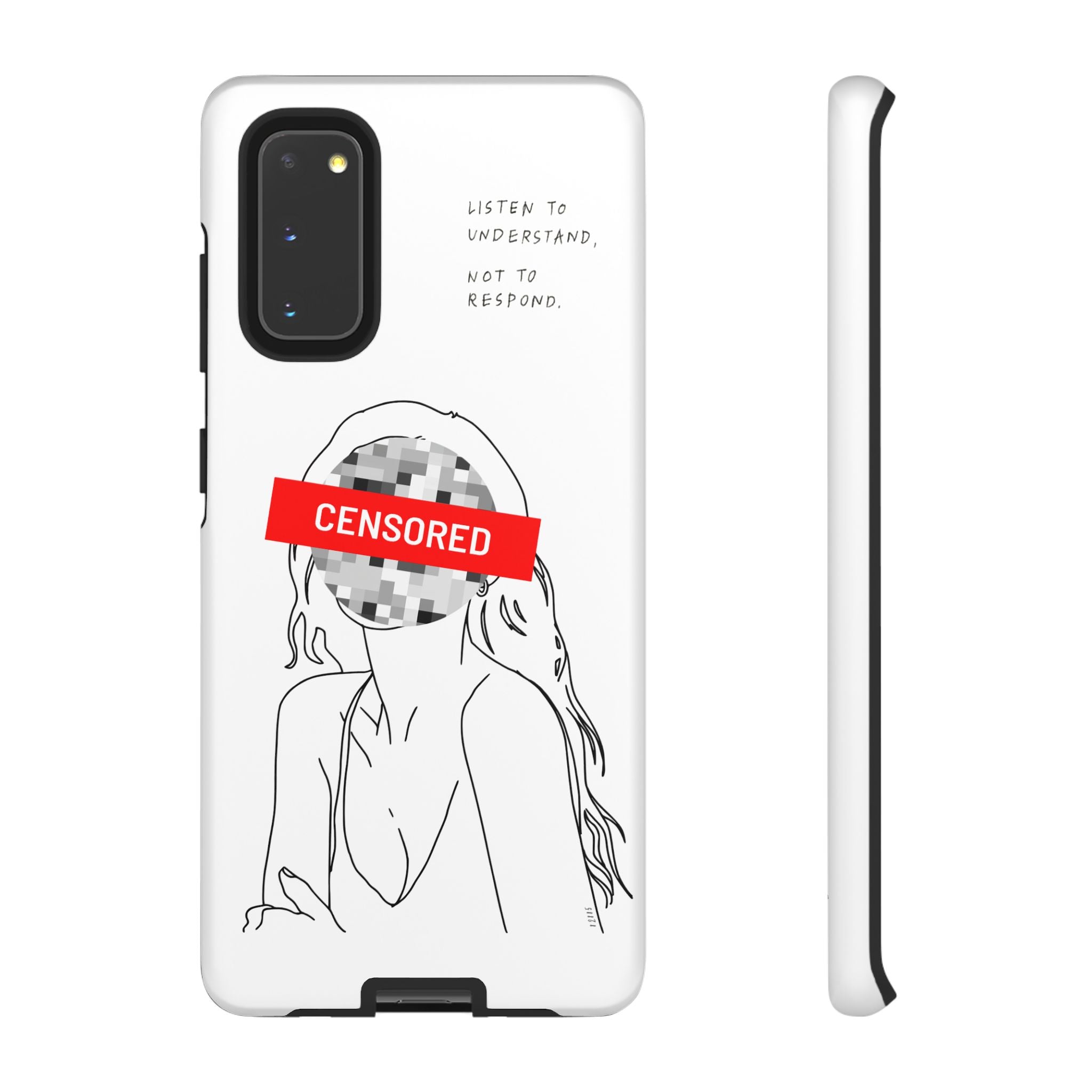 Censurado – Escucha. Funda de Teléfono - Cubierta Protectora