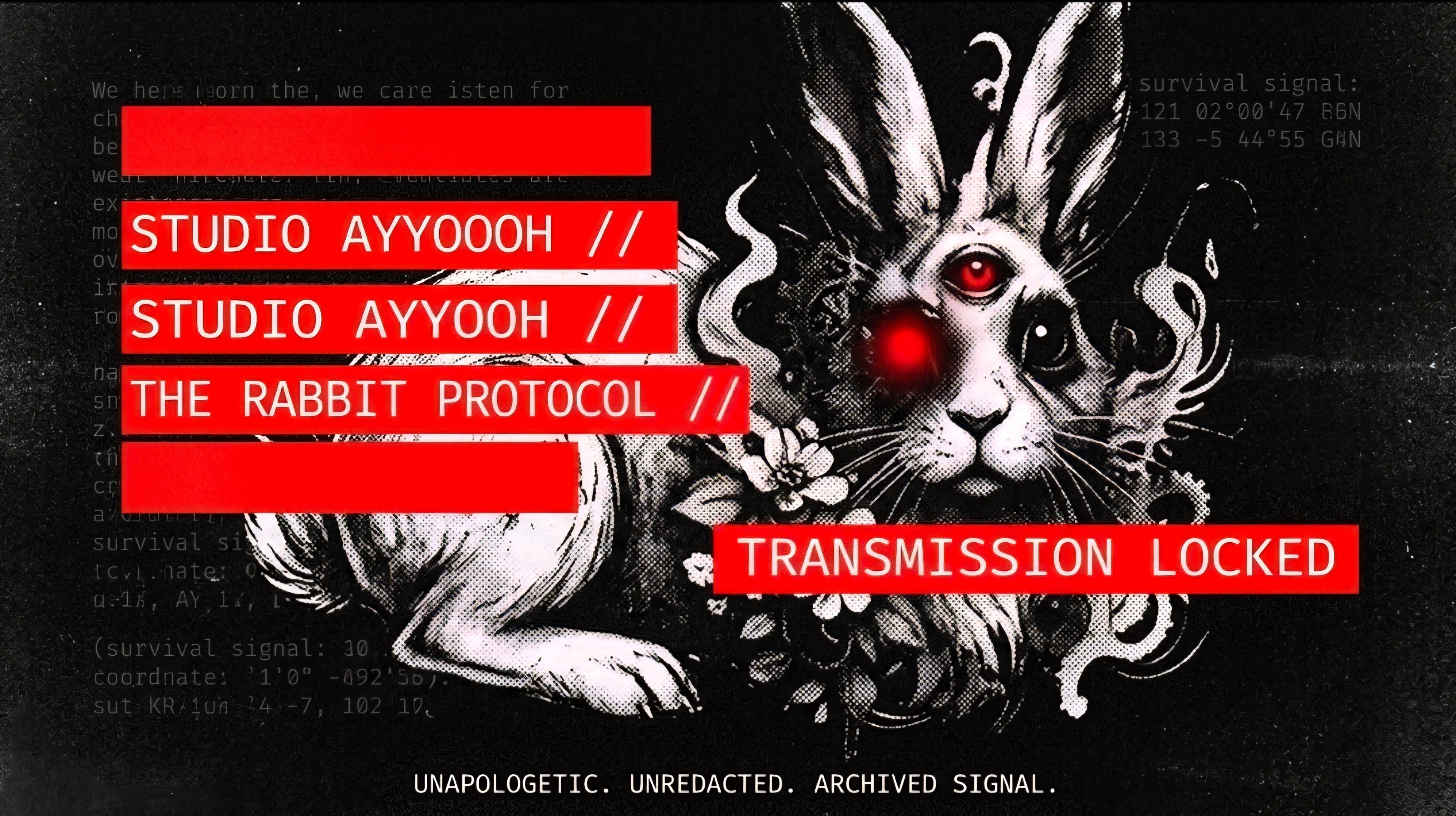 ayyo0oh protocol rabbit red blanck